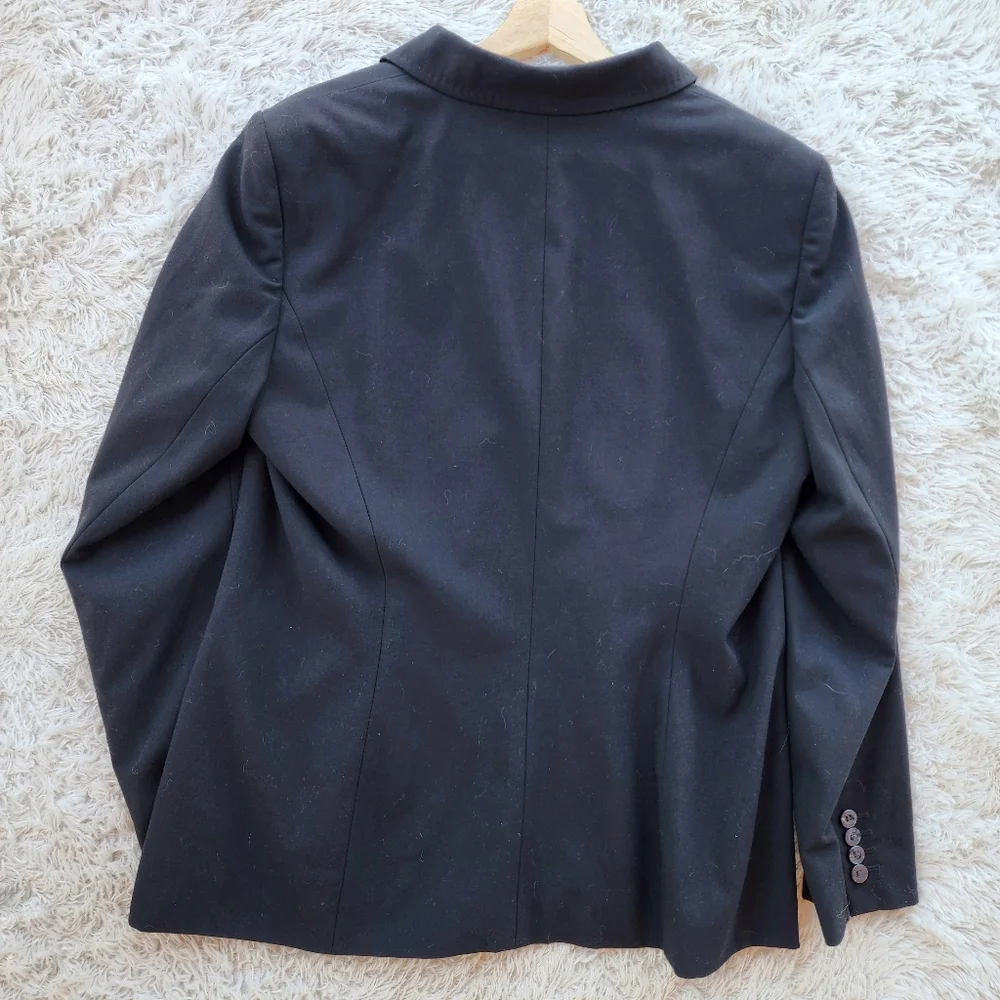 Michael‎ Kors Womens Black Double Button Blazer